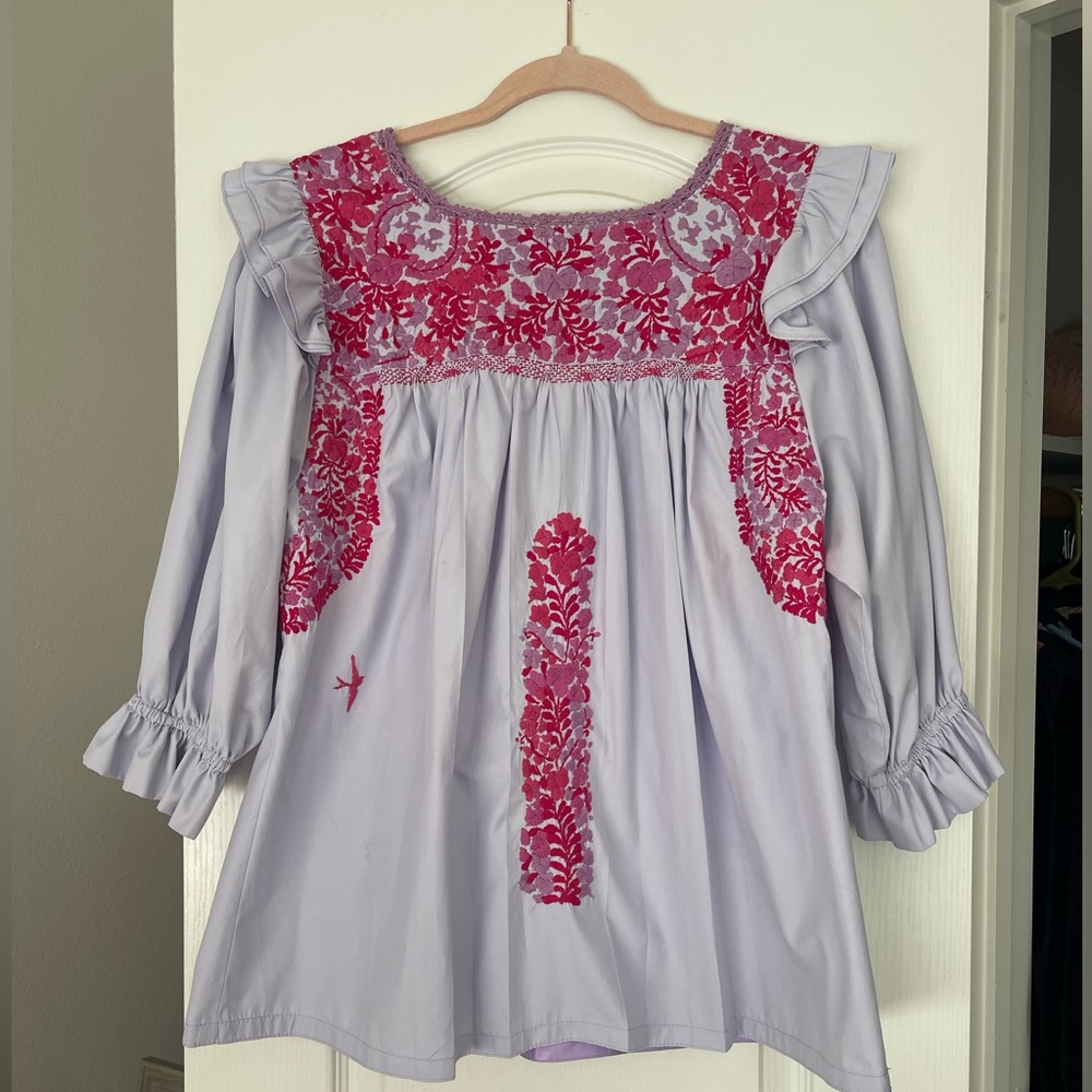 Mi Golondrina pink lilac top